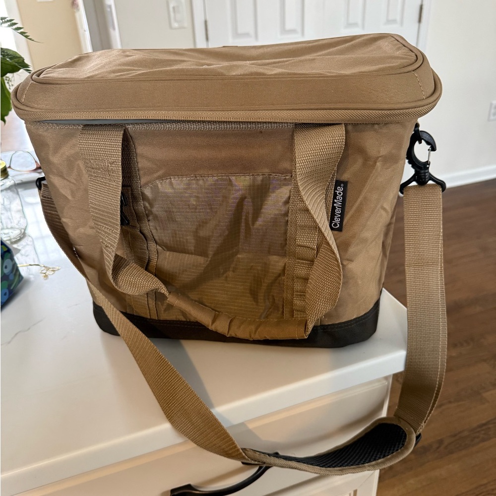 Tan Messenger Bag